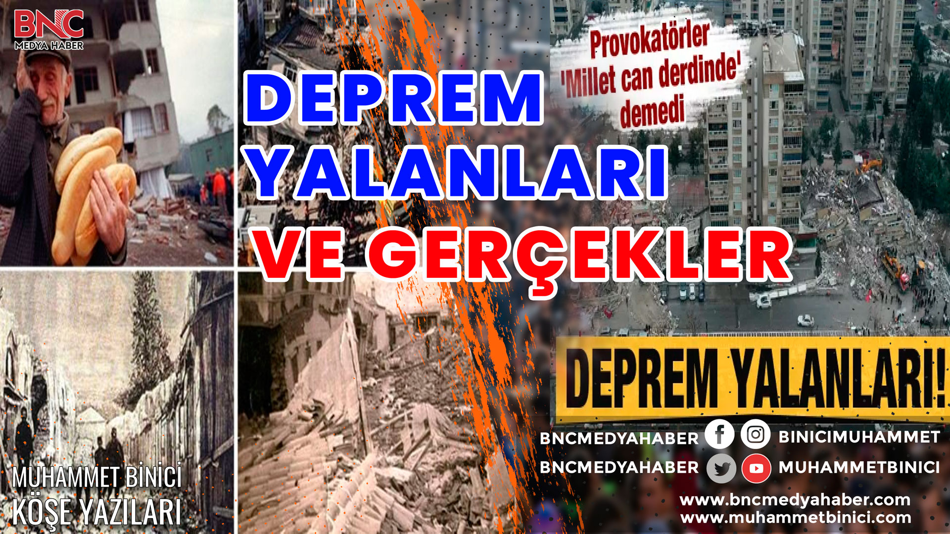 MUHAMMET-BİNİCİ—-DEPREM-YALANLARI-VE-GERÇEKLER | Muhammet Binici